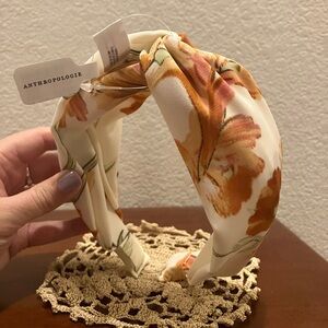 Anthropologie new with tags fabric floral headband